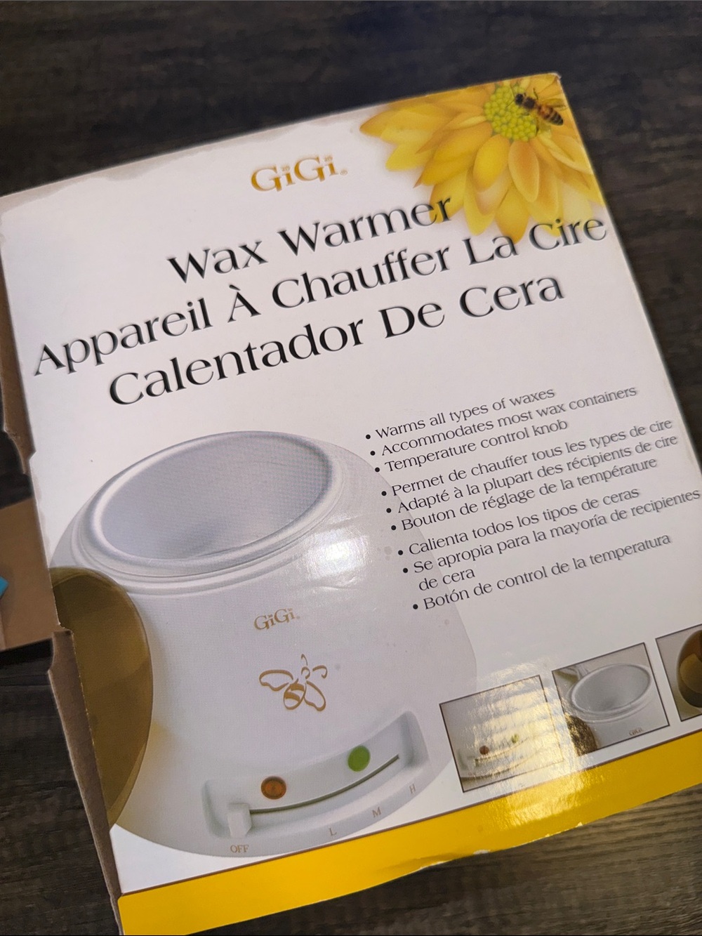 White and Gold Wax Warmer
